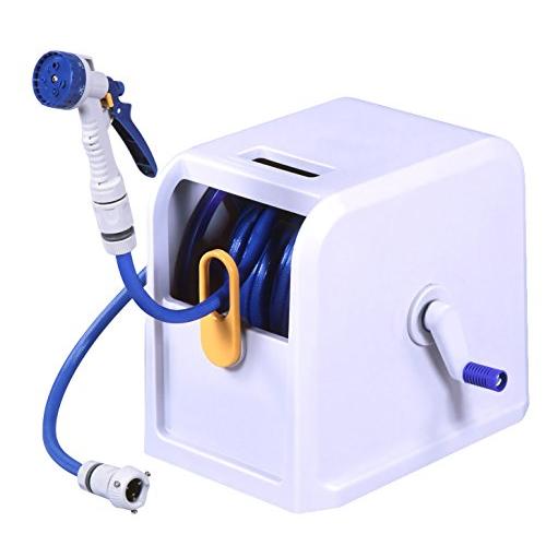 グリーンライフ ホース ホースリール 30m ガイド付で手を汚さず巻ける ウェイビーキューブ PRC...