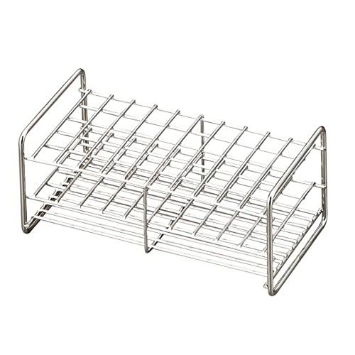 三和化研工業 ステンレス製試験管立 φ15mm 5×10配列 SS15-50