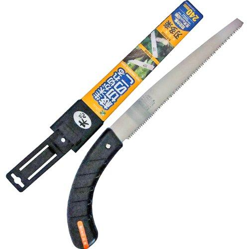 石鋸工業 サヤ付替刃式鋸 刃多楽 枝切のこ 240mm