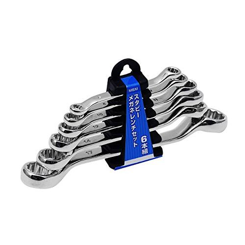 高儀 M&amp;M スタビー メガネレンチセット 6本組 No.301