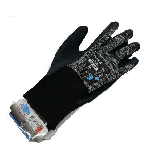 ユニワールド手袋 Wonder Grip WG333 作業用 編み手袋 ゴム手の平 ゴムびき（グレー...
