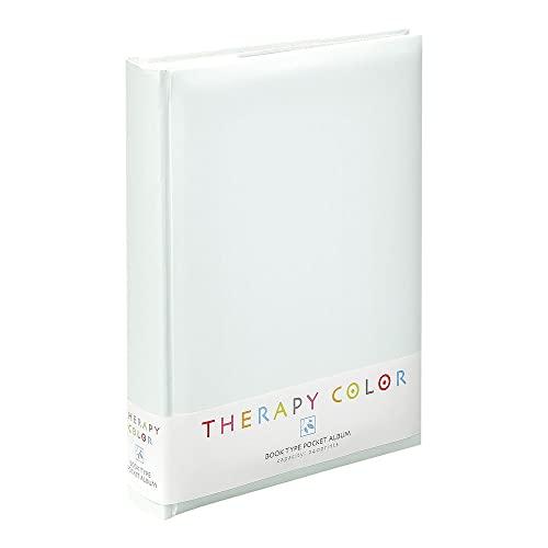 ナカバヤシ ファイル ポケットアルバム セラピーカラー 背丸 3段 プレーンホワイト TCBP-24...