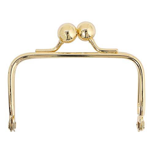 ハマナカ 編みつける 口金 約ヨコ7.5cm×タテ4.5cm 金 H207-018-1