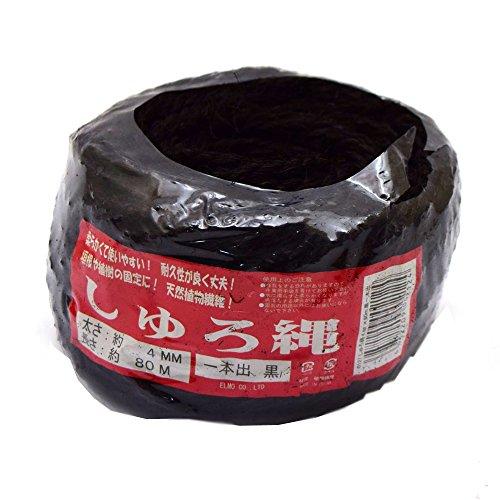 エルモ シュロ太引き縄4mm黒80m
