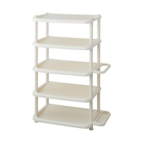 ライクイット(like-it) 靴収納 シューズストレージ 5段 ワイド 約幅56x奥31x高87c...