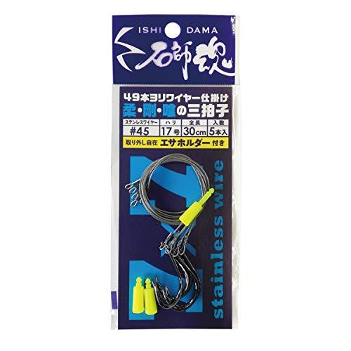 キザクラ(kizakura) 石師魂 49本ヨリ石鯛ワイヤー仕掛け 5ケ入 #45 17号 4100...