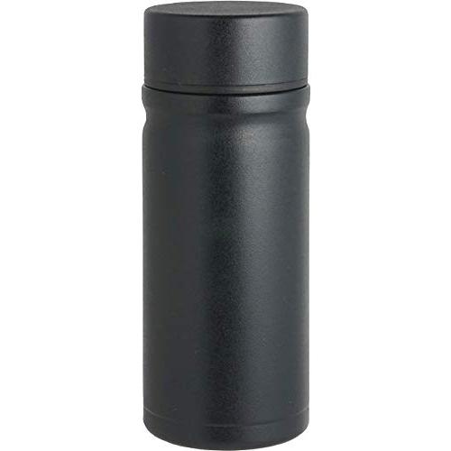 リビング 水筒 200ml 直飲み スクリュー栓 ステンレス ボトル ブラック CLAP MINI