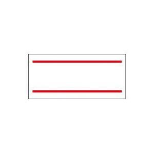 サトー ハンドラベラー UNO1W 用 標準ラベル赤2本線強粘 10巻