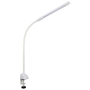 オーム電機 LEDクランプライト 3段階調光 ホワイト デスクスタンド デスクライト デスクランプ 明るさ調節 OAL-LD42AG-W 06-｜hapitize