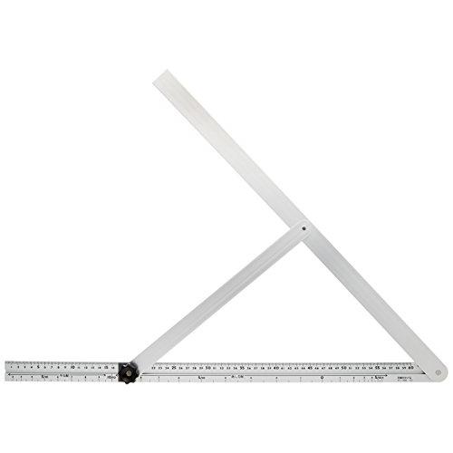 シンワ測定(Shinwa Sokutei) アルミ自由金 筋交 目盛付き 600mm 62571