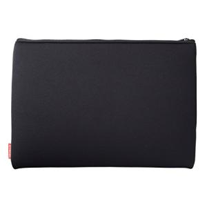 エツミ PCケース ノートPC ケース PCクッションポーチ 12.1 型  衝撃に強い極厚10mmウレタン使用  ブラック VE-2396｜hapitize