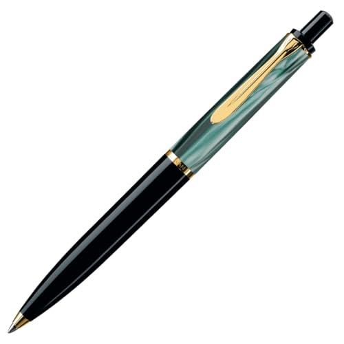 Pelikan ペリカン ボールペン 油性 クラシック マーブルグリーン K200 正規輸入品