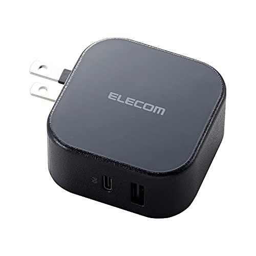 エレコム USB コンセント 充電器 合計32W ( USB PD対応 ) Type-C×1 / U...