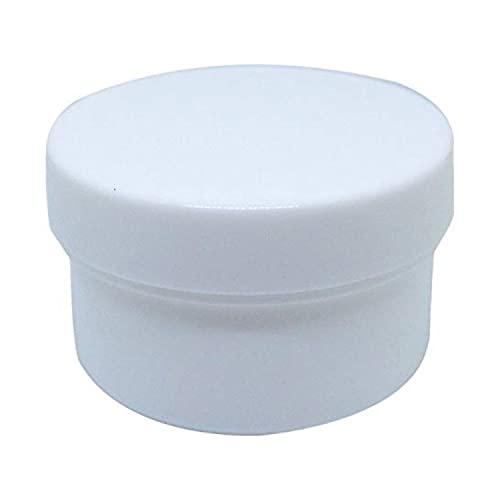 エムアイケミカル 軟膏容器プラ壷A-1号(未滅菌) 5.5CC(100コイリ) キャップ:白