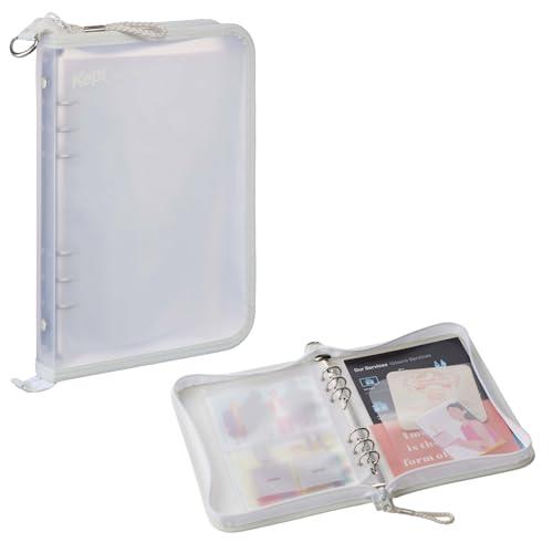 レイメイ藤井 バインダー Kept マルチ収納ファイル 6穴 A5 ムーングレー KP52MG