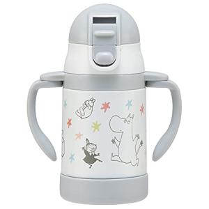 スケーター(skater) ベビー用 両手 ストローマグ 240ml ステンレス製 ムーミン 星 折りたためるハンドル STWM3｜hapitize