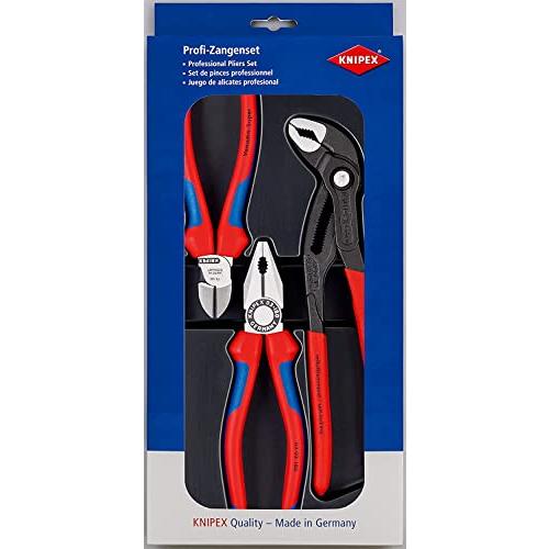 クニペックス KNIPEX 002009V01 プライヤーセット レッド