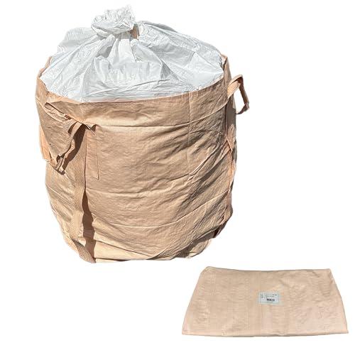 ユタカメイク 丸型フレコンバック 排出口有り 1トン用 W-61 土木工事 建設現場 大型土のう