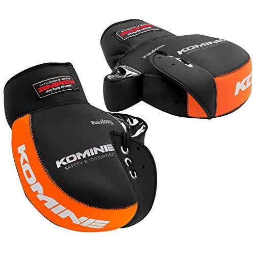 コミネ(KOMINE) バイク用 ネオプレーンハンドルウォーマー/ハンドルカバー ブラック/オレンジ...