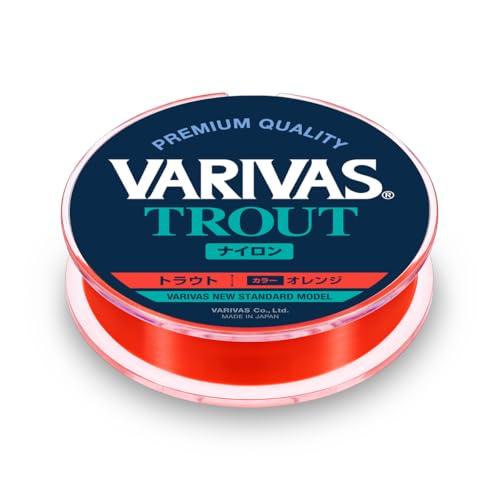 バリバス(VARIVAS) VARIVAS トラウト ナイロン 100m オレンジ 4lb (1号)