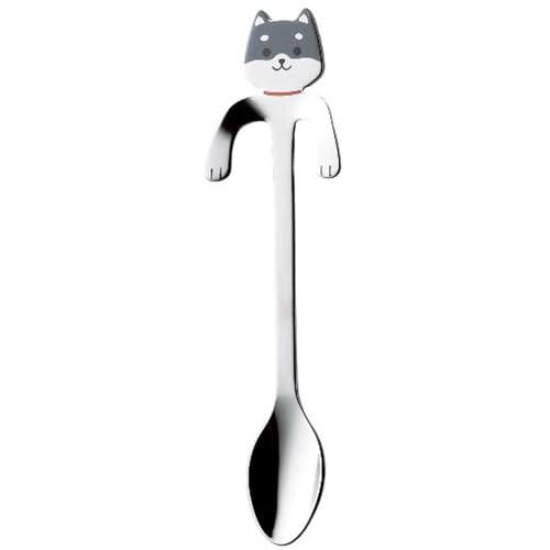 高桑金属(Takakuwa) コーヒースプーン しばいぬ 黒しば 407132