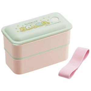 スケーター (skater) 弁当箱 銀イオン Ag+ 抗菌 ふわっと 盛れる パッキン 一体型 2段 550ml すみっコぐらし ねこのきょう｜川西ストア