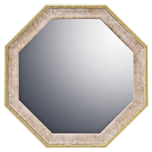 ユーパワー MIRROR ヴィンテージ八角ミラー Sサイズ ピンク VM-02002