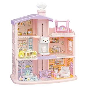 タカラトミー(TAKARA TOMY) すみっコぐらし くっつきすみっコ まわそうしろくまエレベーター 3階だてのすみっコハウス｜川西ストア