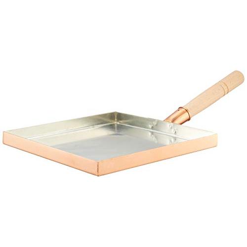 遠藤商事 TKG 卵焼きフライパン 24cm 薄焼き卵 銅の熱伝導で卵が均一に加熱されふっくら美味し...