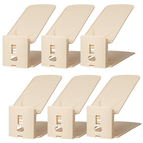 ライクイット (like-it) 靴 収納 省スペース 収納量2倍くつホルダー 高さ調節 機能付き ...