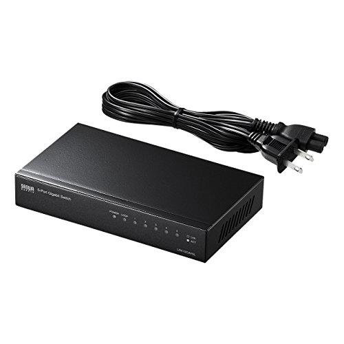 サンワサプライ Giga対応スイッチングハブ(5ポート) ループ検知機能つき LAN-GIGAH5L