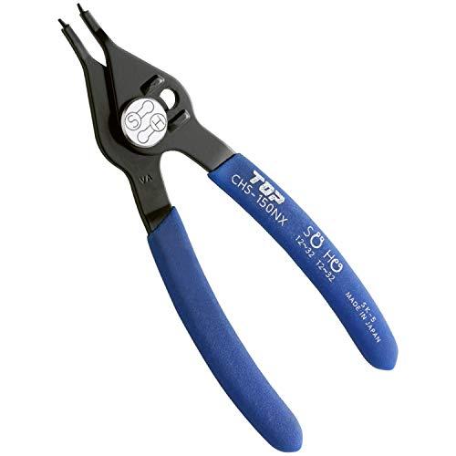 トップ (TOP) ワンタッチ式 コンバーチブルプライヤ 軸 穴 兼用 軸穴12mm~32mm対応 ...