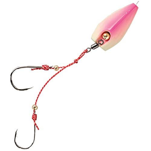 ハヤブサ(Hayabusa) 無双真鯛 貫撃遊動テンヤ SE105 25号 14-12 3 ピンクグ...