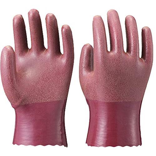 アトム 裏生地付手袋 ラバーホープ Sサイズ 214 ブラウン