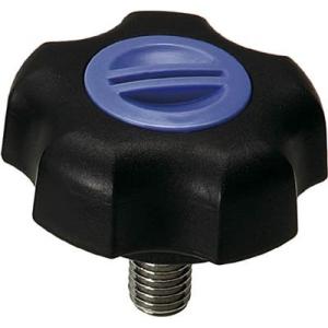 三星 フィットノブ M10 本体/黒 キャップ/青 (5個入り) FITKM10B5P