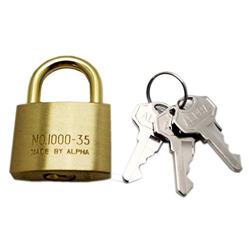 ALPHA(アルファ) 南京錠 NO.1000-35