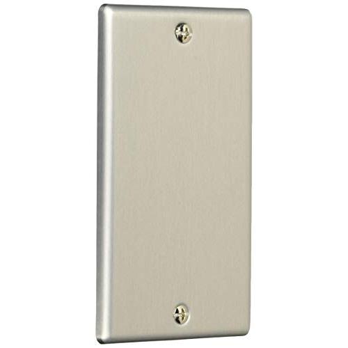 エルパ (ELPA) 新金属プレートブランク 配線 コンセント カバー 大型形 PL-S00H