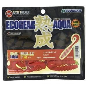 エコギア(Ecogear) ワーム 熟成アクア ミルフル 3.3インチ J08 赤エビ.｜川西ストア