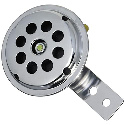 デイトナ(Daytona) バイク用 ホーン 12V φ70 取り付け穴φ6 メッキ丸穴 96223
