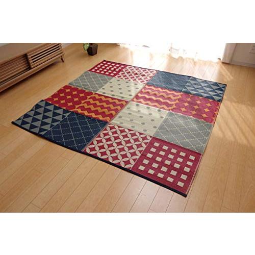 イケヒコ ラグ カーペット PPカーペット ポリプロピレンカーペット 洗える (洗濯機不可) 2畳 ...