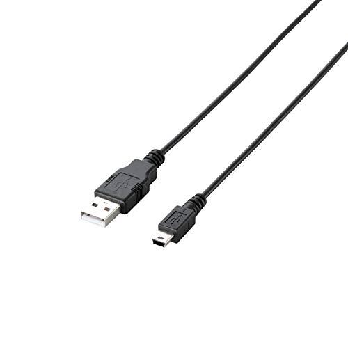 エレコム RoHS指令準拠&amp;環境配慮パッケージ エコUSBケーブル USB2.0 A-miniBタイ...