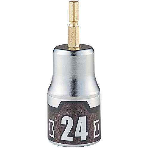 京都機械工具(KTC) 難攻不落 インパクト用 24ｍｍショートソケットビット 六角形状 BZP63...