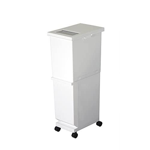 新輝合成(Shinki Gosei) トンボ ユニード ゴミ箱 2段 分別 蓋を開けずにごみを捨てら...