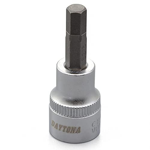 デイトナ(Daytona) バイク用 工具 ヘックスソケット 六角 ショート 6mm 差込角3/8イ...