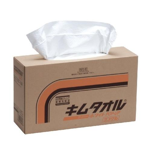 クレシア キムタオル ホワイト ポップアップ シングル 150枚 61431