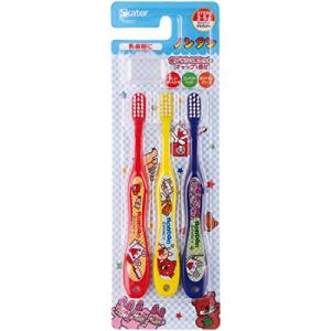 スケーター (skater) 歯ブラシ 園児用 3-5才 やわらかめ 3本入 ノンタン 14cm TB5ST-A｜hapitize