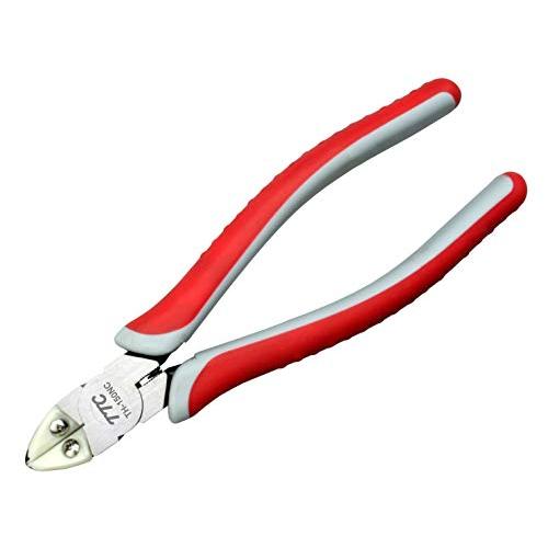 ツノダ(Tusnoda) つかめるニッパー 結束バンドをキャッチ より線 薄刃 飛散防止パット スペ...