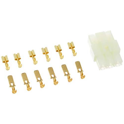 デイトナ(Daytona) 250型コネクターセット 6極 コネクター(オス・メス)1セット、端子x...