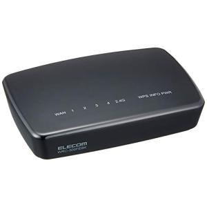 エレコム WiFi 無線LAN 中継器 11n/g/b 300Mbps ACアダプタ接続モデル WRC-300FEBK-R｜hapitize