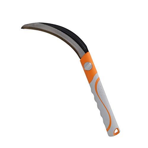 高儀(Takagi) 畑サイクル 替刃式 収穫鋸鎌 収穫 刈り取り ギザ刃 握りやすい 滑り止めグリ...